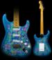 Blue Flower Stratocaster Image